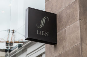 ネイルサロン、マツエク、まつ毛パーマサロン「LIEN」　ロゴ