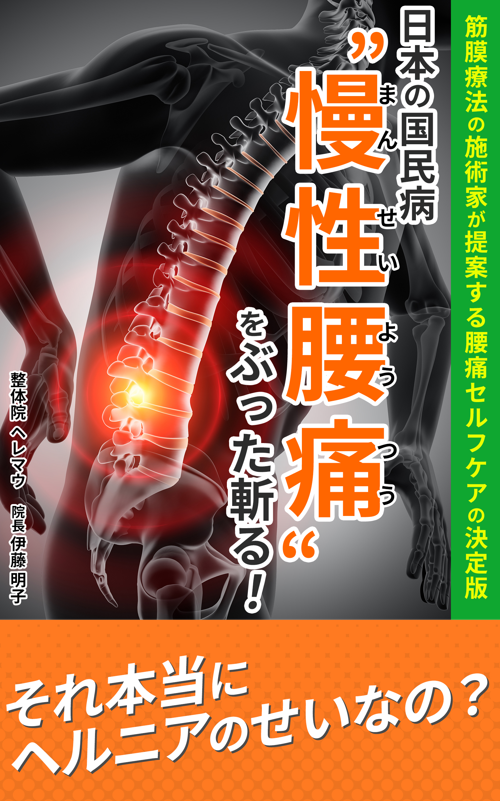 日本の国民病慢性腰痛をぶった斬る！