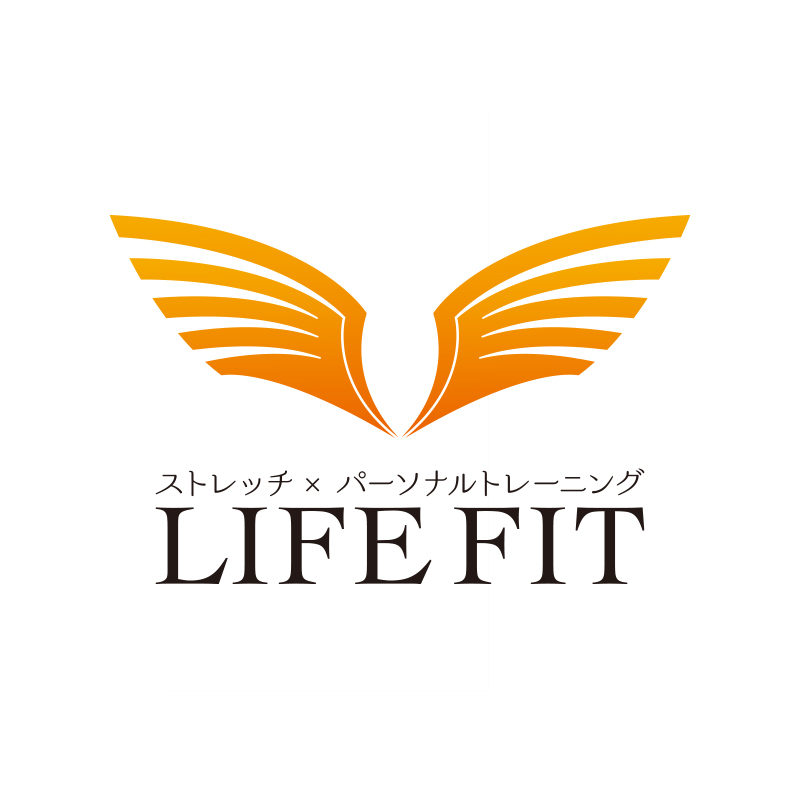 ストレッチ×パーソナルトレーニングの「LIFE FIT」様のロゴデザイン