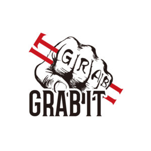 パーソナルジムの「GRAB IT」様のロゴデザイン