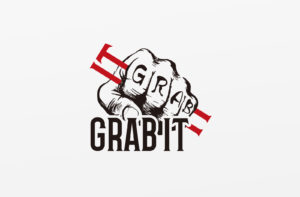 パーソナルジムの「GRAB IT」様のロゴデザイン