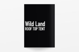 Wild Land ROOF TOP TENTのカタログデザイン